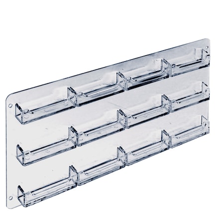 Azar Displays 12-Pocket Wall Mount Business/Gift Card Holder, PK2 252223